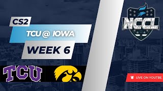 NCCL College Series 27 TCU Vs Iowa Week 6 Madden 24 [upl. by Gabi]