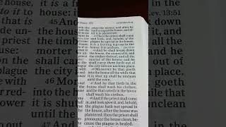 Bible Reading Leviticus Chapter 14 Verse 4345 biblereading bible bibleverse [upl. by Merrill33]