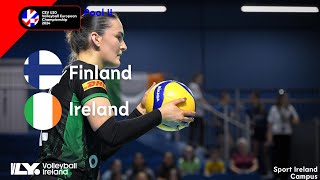 Full Match  Finland vs Ireland  CEV U20 Volleyball European Championship 2024  Women [upl. by Tartan328]