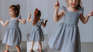 Baby girl frock cutting and stitching  4 Years baby girl frock cutting and stitching [upl. by Lenehc]