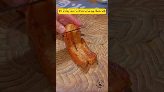 Crispy fried pork belly cookingshorts food delicous recipe porkbelly porkrecipe [upl. by Rivalee]