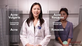 Diagnosing Acne vs Rosacea Stanford Medicine 25 [upl. by Noivert682]