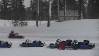 Ice karting in Sweden [upl. by Zednanreh]