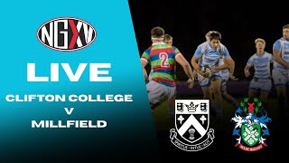 LIVE RUGBY CLIFTON COLLEGE vs MILLFIELD  RYAN BRESNAHAN MEMORIAL [upl. by Gnak872]