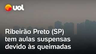 Focos de incêndio motivam suspensão de aulas em Ribeirão Preto diz prefeito Duarte Nogueira [upl. by Amaso558]