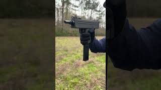 Cobray Mac 11 the most useless pistol ever made… Iconic non the less 9mm pewpew shorts 223 [upl. by Hacceber]