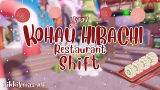 Kohaú Hibachi Restaurant  LR POV  nikkiXmas 4 [upl. by Trembly]