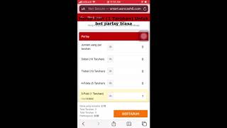 Cara Pasang Parlay dan Single Bet  Situs Terpercaya Aoncash [upl. by Odnumyer715]