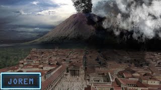 La Erupción del Vesubio y la Destrucción de Pompeya Animación Cronológica [upl. by Eelinnej754]