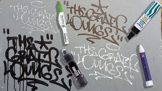 Types of Graffiti Markers PART 2  Indepth Explanation [upl. by Gainor440]