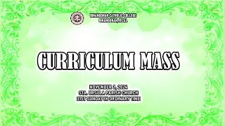 LIVE Curriculum Mass [upl. by Nirtiac414]