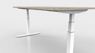 Ergonomic Height Adjustable Desk Frame Kits  TEK Series │ TiMOTION [upl. by Amend]