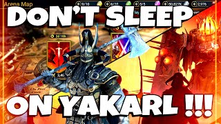 YAKARL destroys FIREKNIGHT hard and ARENA Raid Shadow Legends [upl. by Eduardo77]