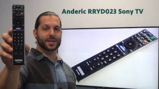 ANDERIC RRYD023 Sony TV Remote Control  wwwReplacementRemotescom [upl. by Carry861]