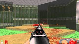 Brutal Doom V19  The Ultimate Doom  E1M1 Hangar [upl. by Schlosser]