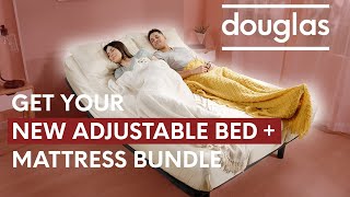 Douglas®  Adjustable Bed  Mattress Bundle [upl. by Naharba512]