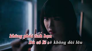 Trên Tình Bạn Dưới Tình Yêu Karaoke  Min [upl. by Krawczyk108]