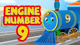 Engine Engine Number 9 Nursery Rhymes for Children [upl. by Ker]