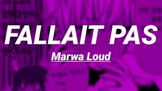 Marwa Loud  Fallait pas  English translation [upl. by Mure]