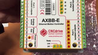 AXBBE Ethernet UCCNC Motion Control from CNCDrive arrived [upl. by Penman125]