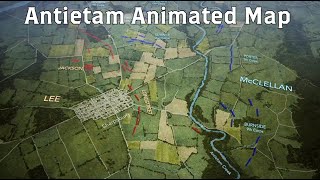 Antietam Animated Battle Map [upl. by Lurie12]