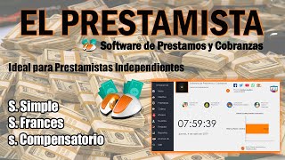 EL PRESTAMISTA  Software de Prestamos y Cobranzas [upl. by Anada]