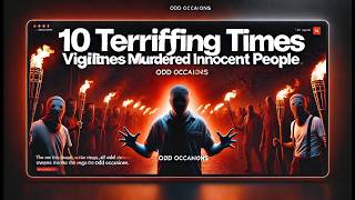 10 Terrifying Times Vigilantes Murdered Innocent People  Odd Occasions [upl. by Kanor28]