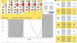 maréeinfo  Sélectionner une date  Annuaire des marées France [upl. by Franz]