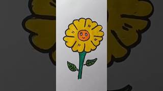 Very simple drawing flowers flower फुल art ytshots drawing easy [upl. by Stillas]