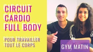 💪 CIRCUIT CARDIO WORKOUT FULL BODY pour travailler tout le corps – GymWaouw avec Léa [upl. by Altheta]