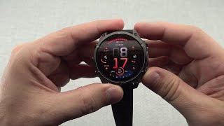 Garmin Fenix 8 47mm AMOLED Sapphire Carbon Gray DLC Titanium with BlackPebble Gray band Unboxing [upl. by Ahsienal]