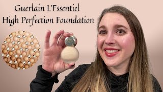 GUERLAIN LESSENTIEL HIGH PERFECTION FOUNDATION  Full Review and Wear Test after a Week of Use [upl. by Ahsener]