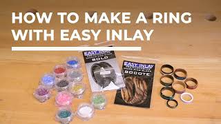 Easy Inlay  How to make a ring [upl. by Allissa414]