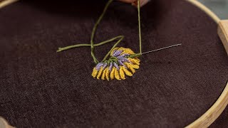 Elegant Embroidered Flowers Simple Ways to Create Beautiful Designs [upl. by Robena]