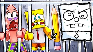 Roblox Escape DoodleBob PRISON with SpongeBob amp Patrick [upl. by Jd13]