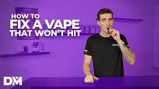 How To Fix A Disposable Vape That Wont Hit  Distromike [upl. by Dzoba]