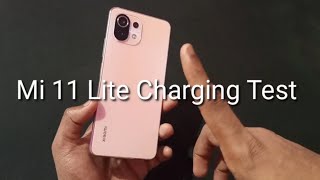 Mi 11 Lite  Charging Test  4250 Mah Battery Test [upl. by Kado521]