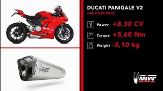 DUCATI PANIGALE V2  MIVV DELTA RACE [upl. by Sybila]