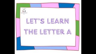 COLOREAD Lets Learn The Letter A [upl. by Yr698]