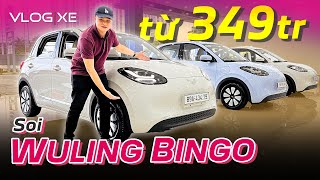 Chi tiết Wuling Bingo chỉ từ 349 triệu  Nhiều cái trội nhưng chưa thể sạc vội vì 1 điều  Vlog Xe [upl. by Flita808]