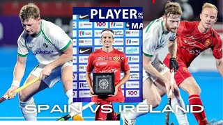 The Best Plays Spain vs Ireland FIH Pro League Hockey [upl. by Hy311]