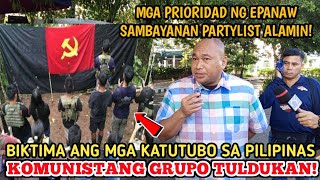 EPANAW SAMBAYANAN PARTYLIST TUTULDUKAN ANG KOMUNISTANG GRUPO [upl. by Flory]