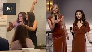 See Bridesmaids Perform Their Own Espresso Parody Before Ariana Grandes SNL Sketch We Did It [upl. by Giuseppe]