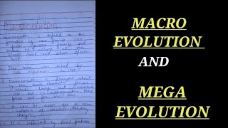 MACROEVOLUTION AND MEGAEVOLUTION IN HINDI zoology megaevolution bsc msc skmu dhanbad biology [upl. by Bohman]