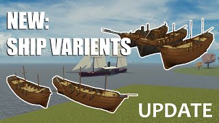 UPDATE New Ship Varients  Tradelands [upl. by Canon]