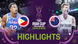 Gilas Pilipinas end drought vs New Zealand  Highlights  FIBA Asia Cup 2025 Qualifiers [upl. by Idel527]