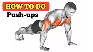 How to do push up [upl. by Eniamrahs]