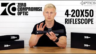 Zero Compromise Optic ZCO ZC420 420x50 Rifle Scope  Quickfire Review [upl. by Eido]