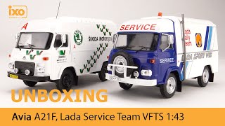 IXO Unboxing 143 Avia A21F Lada Service Team VFTS [upl. by Stefa]