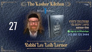 Kasher Utensils From Meat To Dairy  The Kosher Kitchen 27 [upl. by Ennaillek]